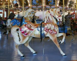 the merry-go-round is a popular ride at carroll county md carnivals